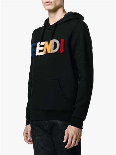 fendi hoodie wool|fendi hoodie selfridges.